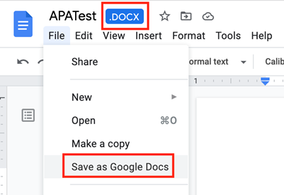 I’ve opened a Word document in Google Docs but the Google Docs add-on isn’t showing – what do I do? .png