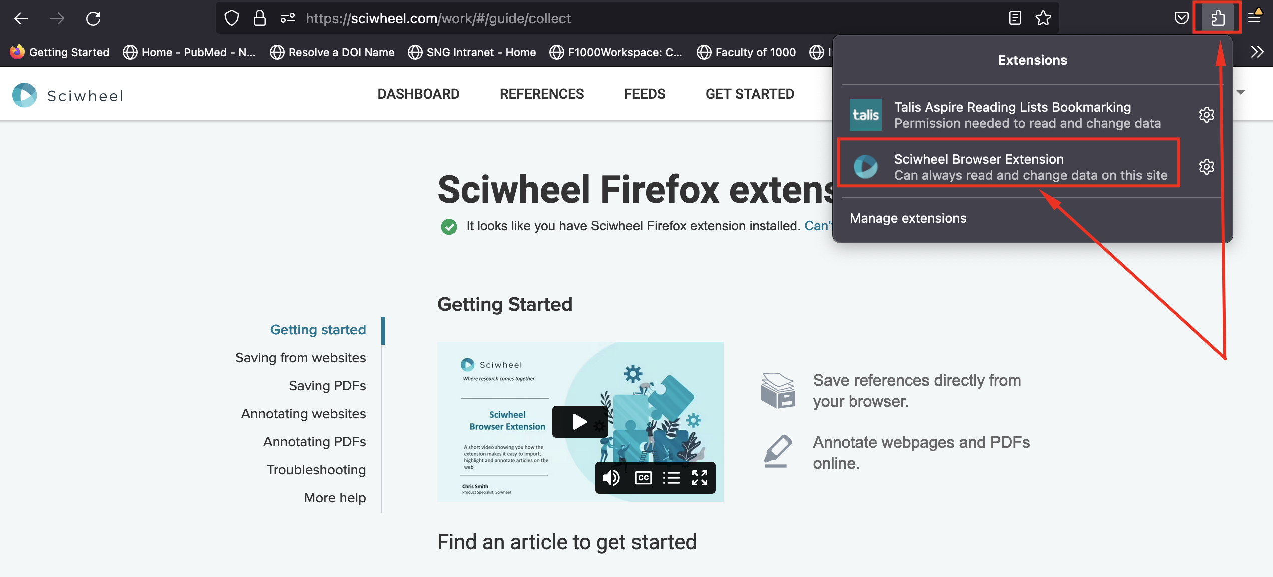 My Firefox extension isn't showing - how do I see it? 1.png